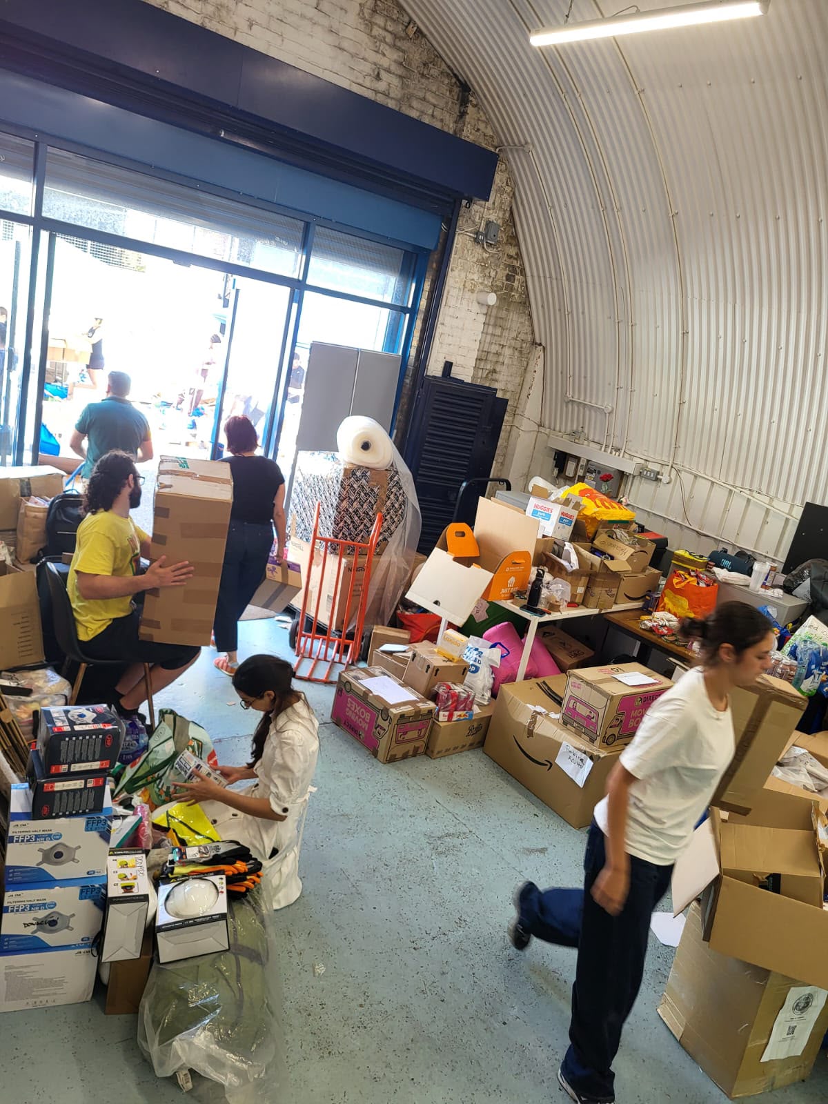 Another day of collection and sorting.