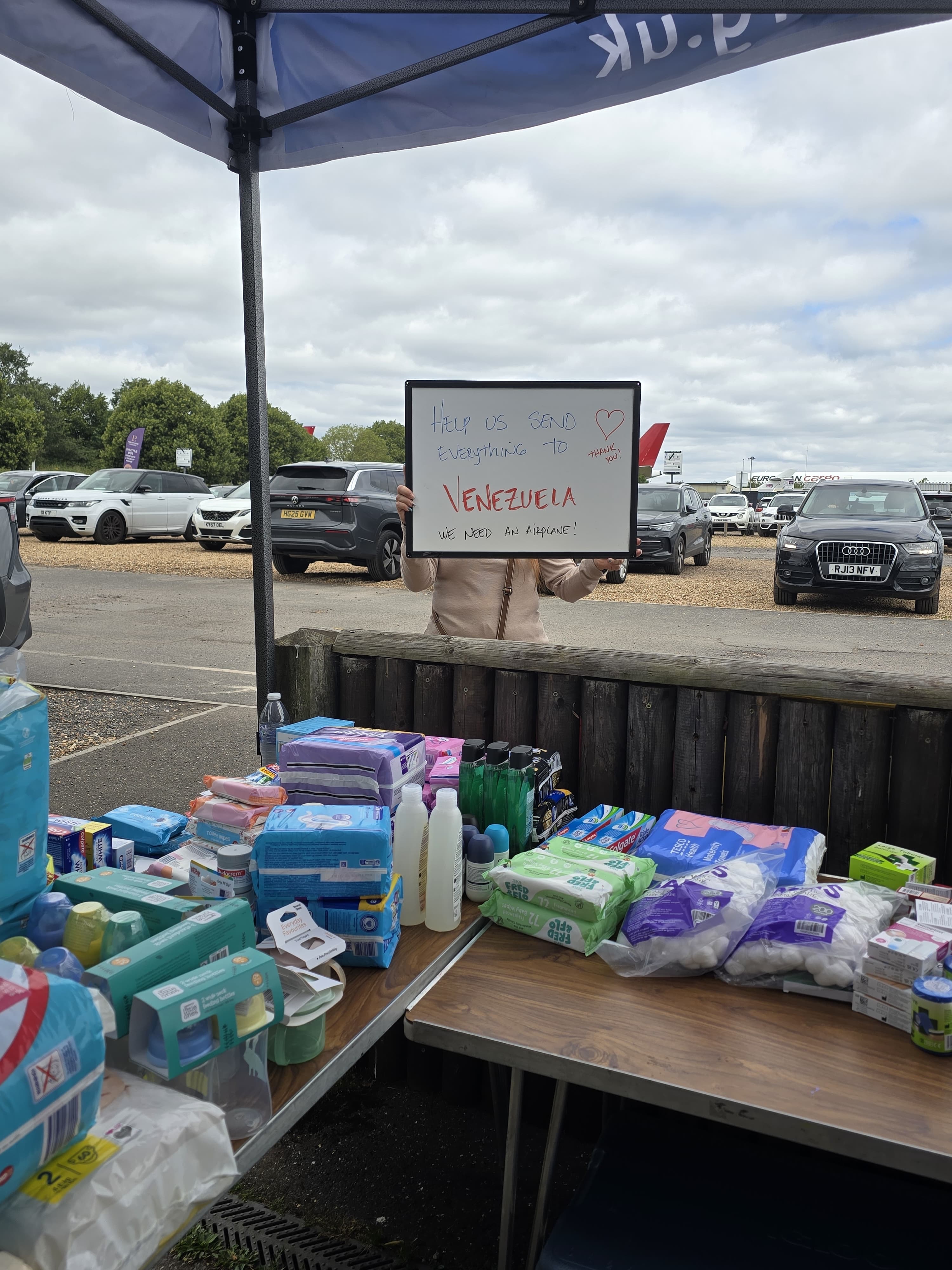 Sorting essentials for families in need.