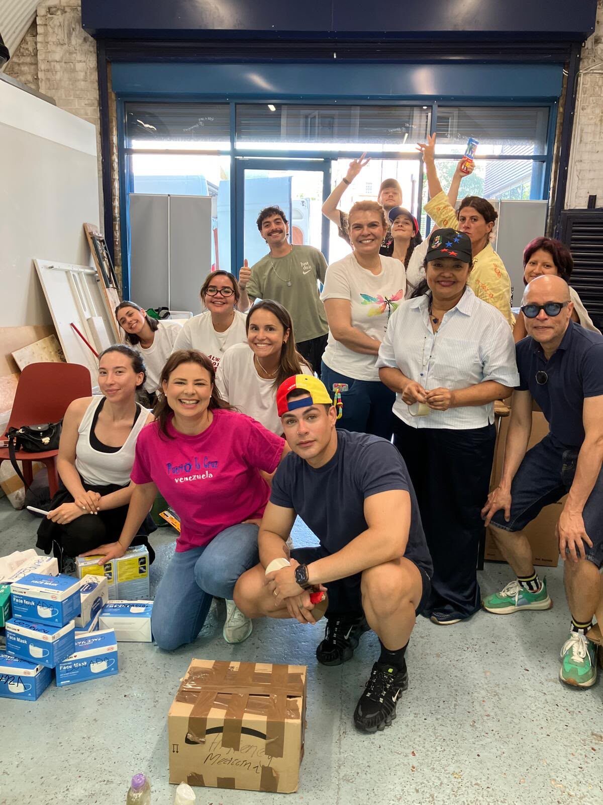Volunteers and trustees of Venezuelan Relief UK, London